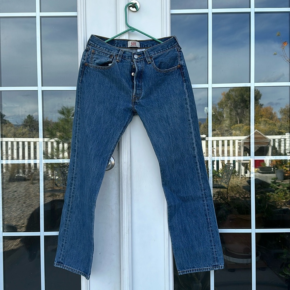 Men’s 501 Levi’s straight leg button fly 31x32